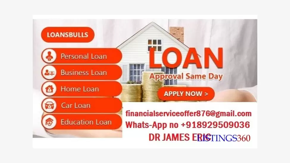 We offer loans at low interest rate