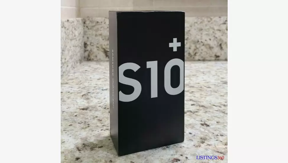 Samsung s10 plus 128gb black dual sim unlocked sm-g975f/ds